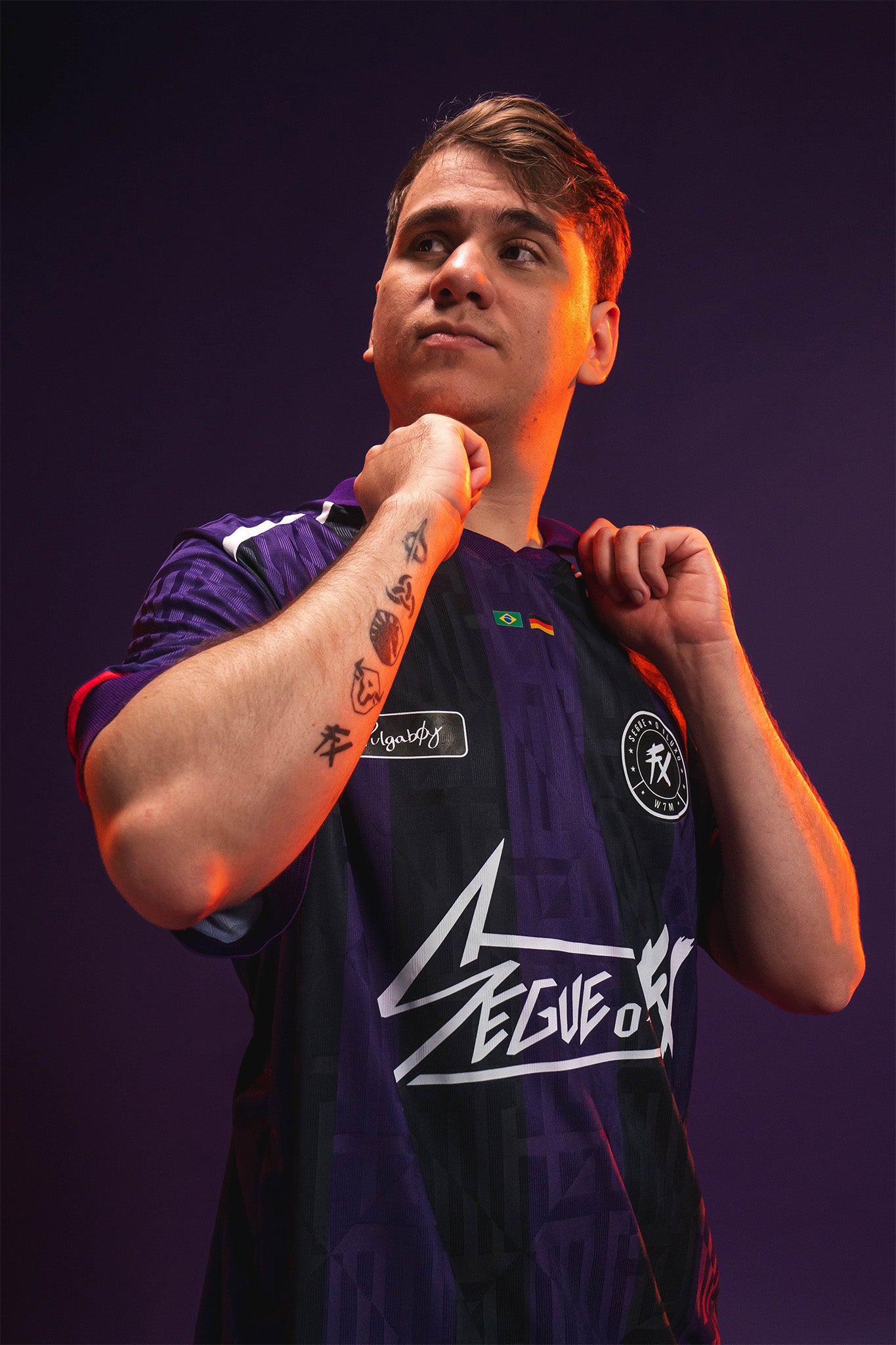 JERSEY COMEMORATIVA - PURPLE STORM - PULGA – W7M E-SPORTS