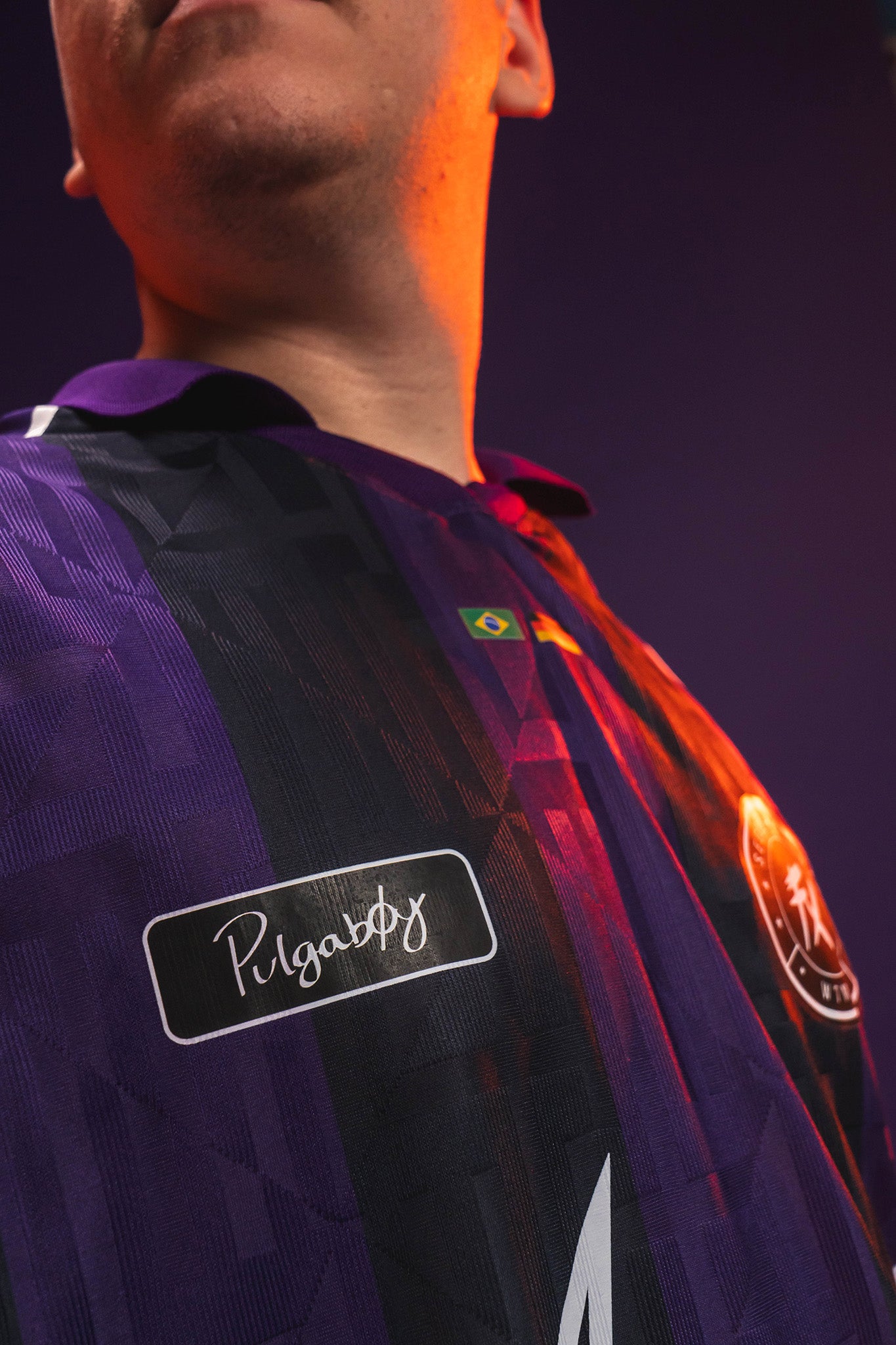 JERSEY COMEMORATIVA - PURPLE STORM - PULGA