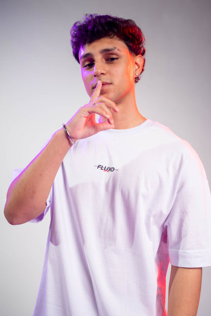 Camiseta Oversized - FUSÃO - Branco
